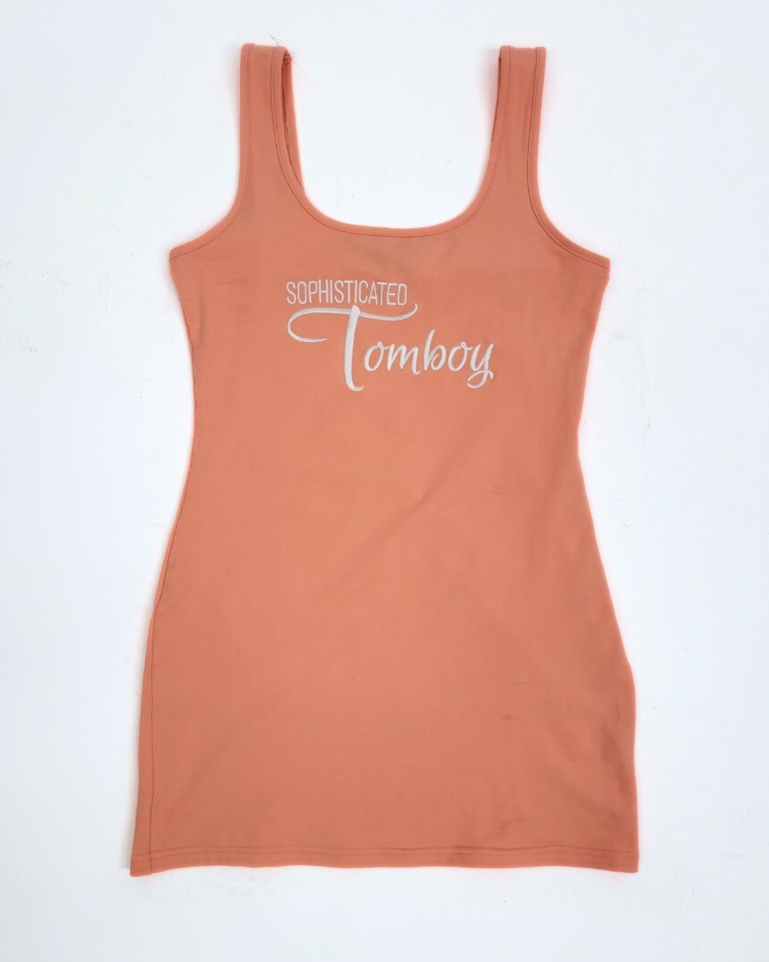 PEACH TANK TOP DRESS