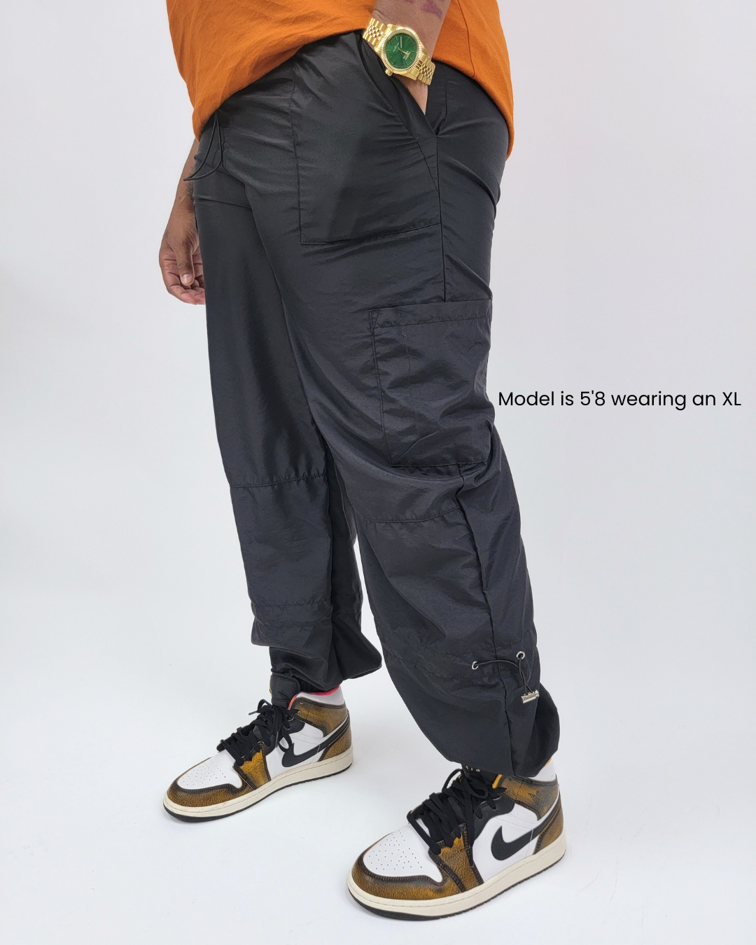 Sophisticated Tomboy Cargo Track Pants