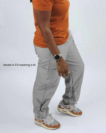 Sophisticated Tomboy Cargo Track Pants