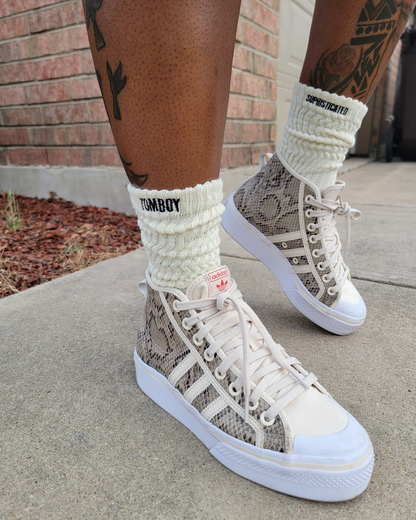 Sophisticated Tomboy Slouch Socks