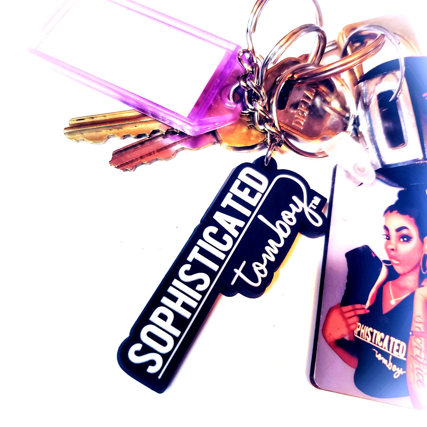 black keychain